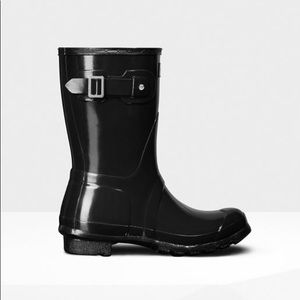 Hunter original short gloss rain boots